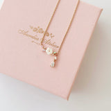 Rose Gold Winter Jasmine Necklace