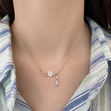 Rose Gold Winter Jasmine Necklace