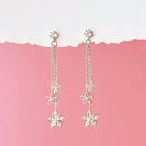 Silver Bloom in December Earrings