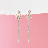 Silver First Snow Earrings