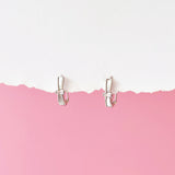 Merry Ribbon Huggie Hoop Earrings