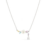Silver Winter Jasmine Necklace
