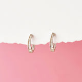 Winter Joy Huggie Hoop Earrings