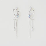 Silver Celosia Earrings