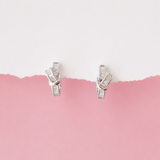 Knotelle Huggie Earrings