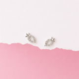 Silver Carrot Earrings