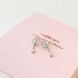 Silver Dandelion Earrings