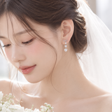 Silver Just Love Heart Earrings