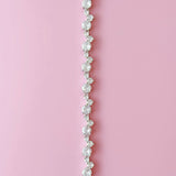 Silver Rosée Tennis Bracelet