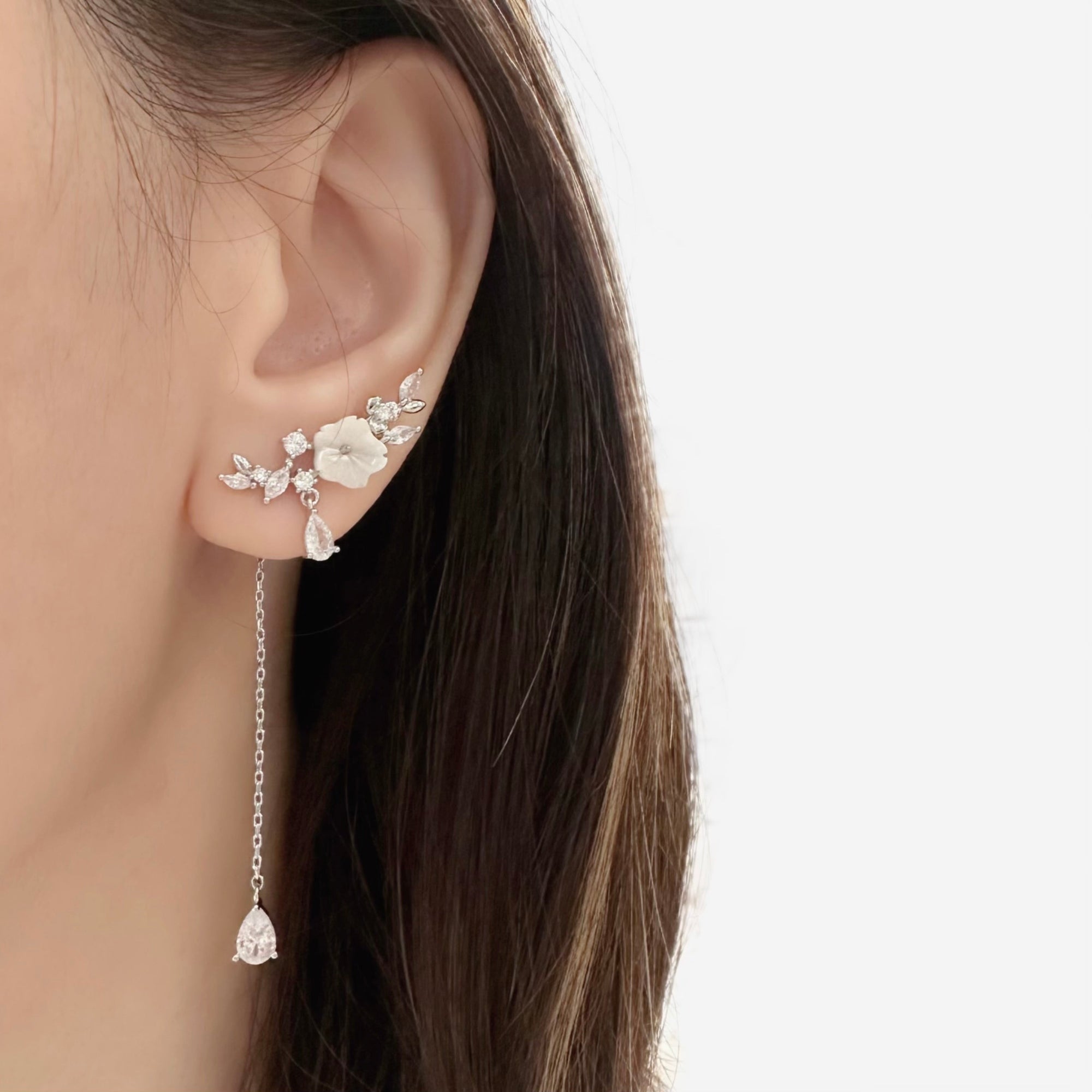 Made in Korea Earrings Korean Anting Cubic Zirconia Bride Bridal Dinner 925 Sterling Silver Fashion Costume Jewellery Online Malaysia Shopping Trendy No Piercing Special Perfect Gift From Heart For Your Loved One Accessory Gift for her Rose Gold Korea Made Earrings Korean Jewellery Jewelry Local Brand in Malaysia Cubic Zirconia Dainty Delicate Minimalist Jewellery Jewelry Bride Clip On Earrings Silver Christmas Gift Set Xmas Silver snowman wreath candy cane present gift for her gift ideas 2 way earrings