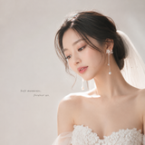 Silver Sakura Blossom Earrings