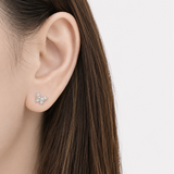 Silver Sweet Butterfly Earrings