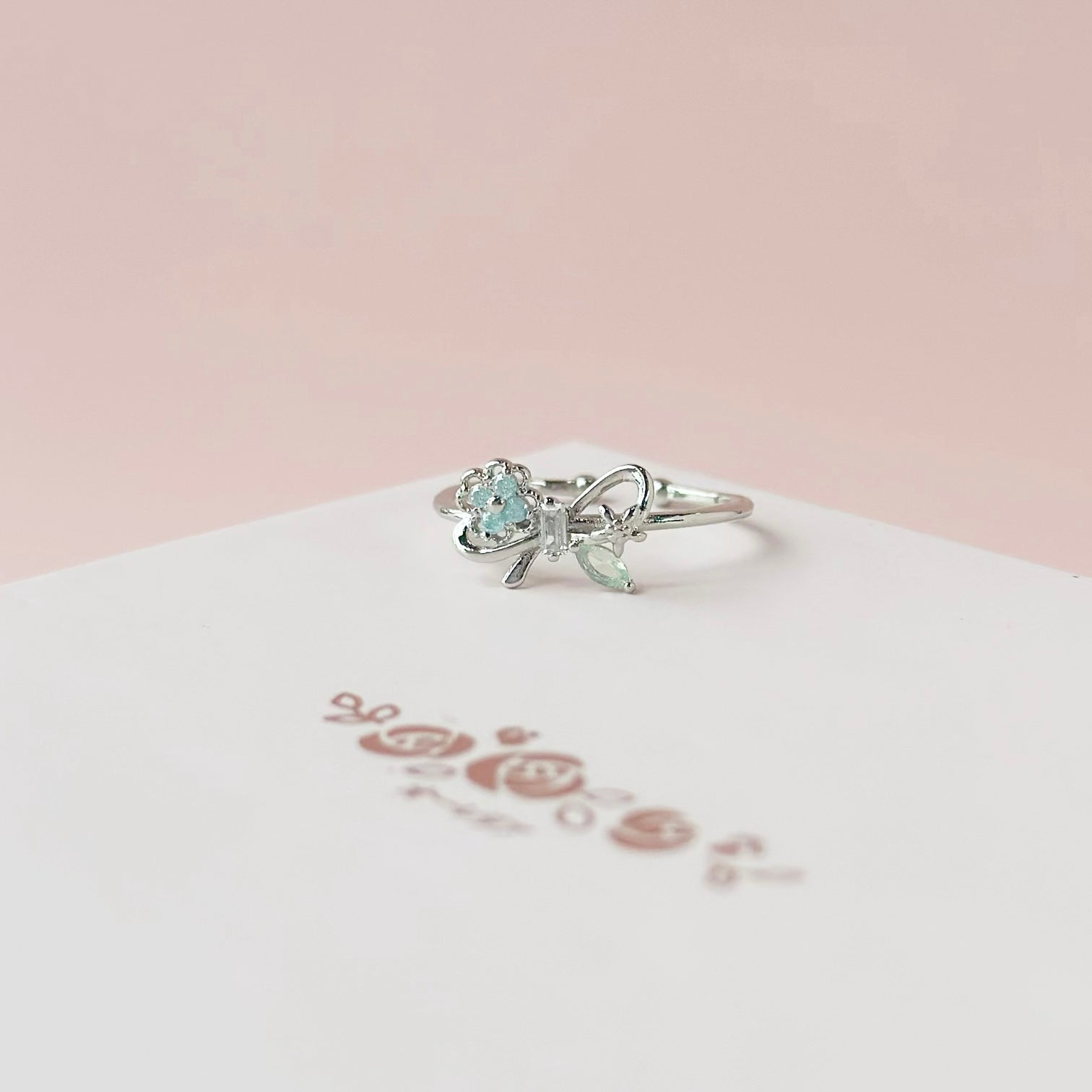 Silver Twilight Ribbon Ring | Made in Korea | Dainty Jewellery ...