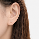 Silver Twin Twinkle Earrings