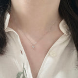 Gift idea Gift for her Made in Korea  Cubic Zirconia 925 Sterling Silver  No Piercing Jewelry Dainty Minimalist Dainty Daily wear korean earrings bracelet jewellery Malaysia necklace korean jewellery rings earrings malaysia korean style earrings malaysia jewellery jewelry  jewellery accessories s925 sterling silver rantai leher love necklace hypoallergenic earrings birthday gift gift set premium gift online gift shop bridesmaid gift aurelia atelier love diamond pendant 项链 925纯银 莫桑石