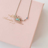 Silver Wingbloom Necklace