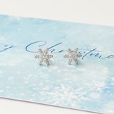 Silver Gala Snowflake Earrings