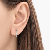 Solène Huggie Hoop Earrings