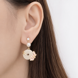 Waterlily on the Pond Earrings