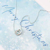 Silver Clover Hug Me Necklace