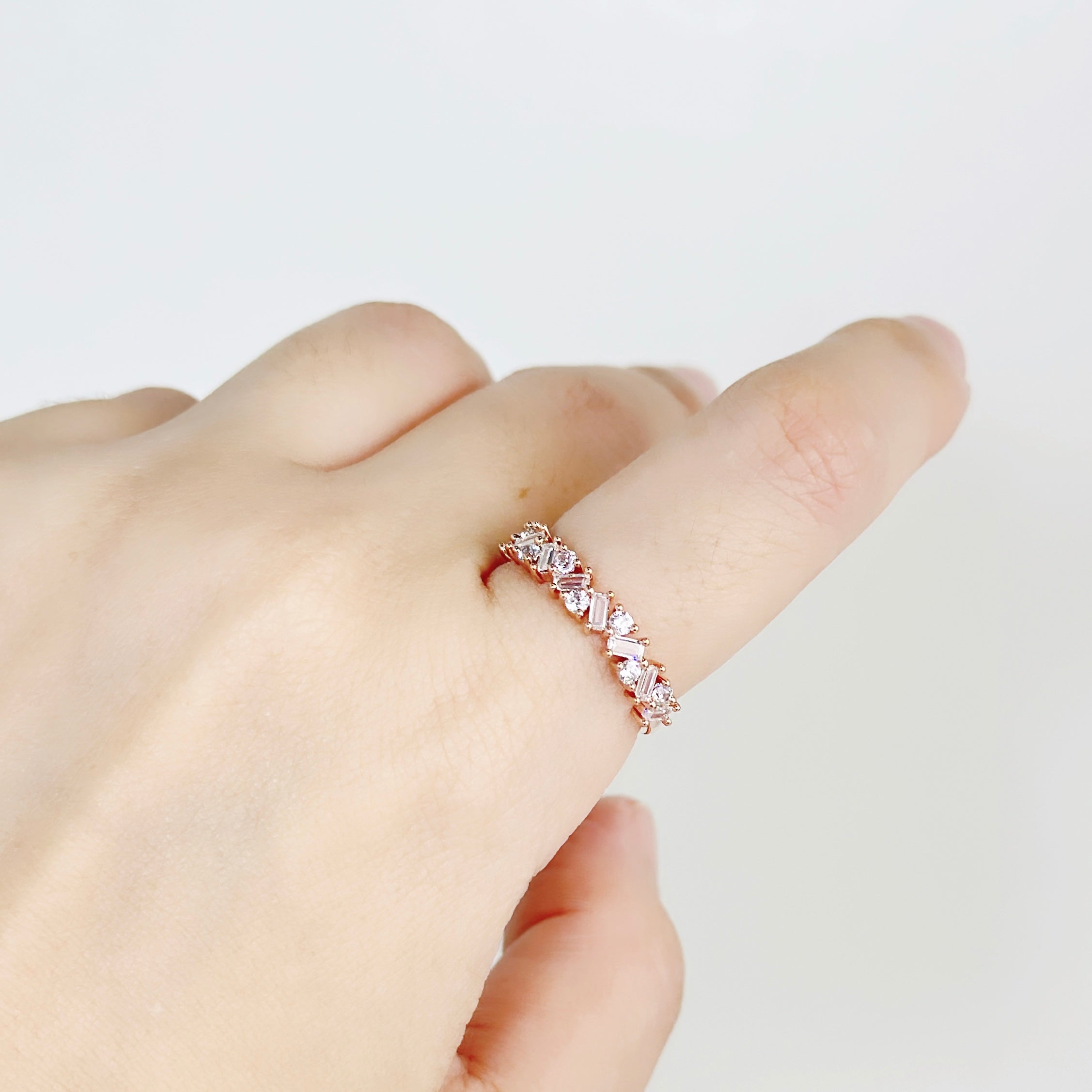 Rose Gold The Bride Ring Made in Korea Dainty Jewellery Aurelia Atelier