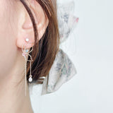 Rose Gold Celosia Earrings