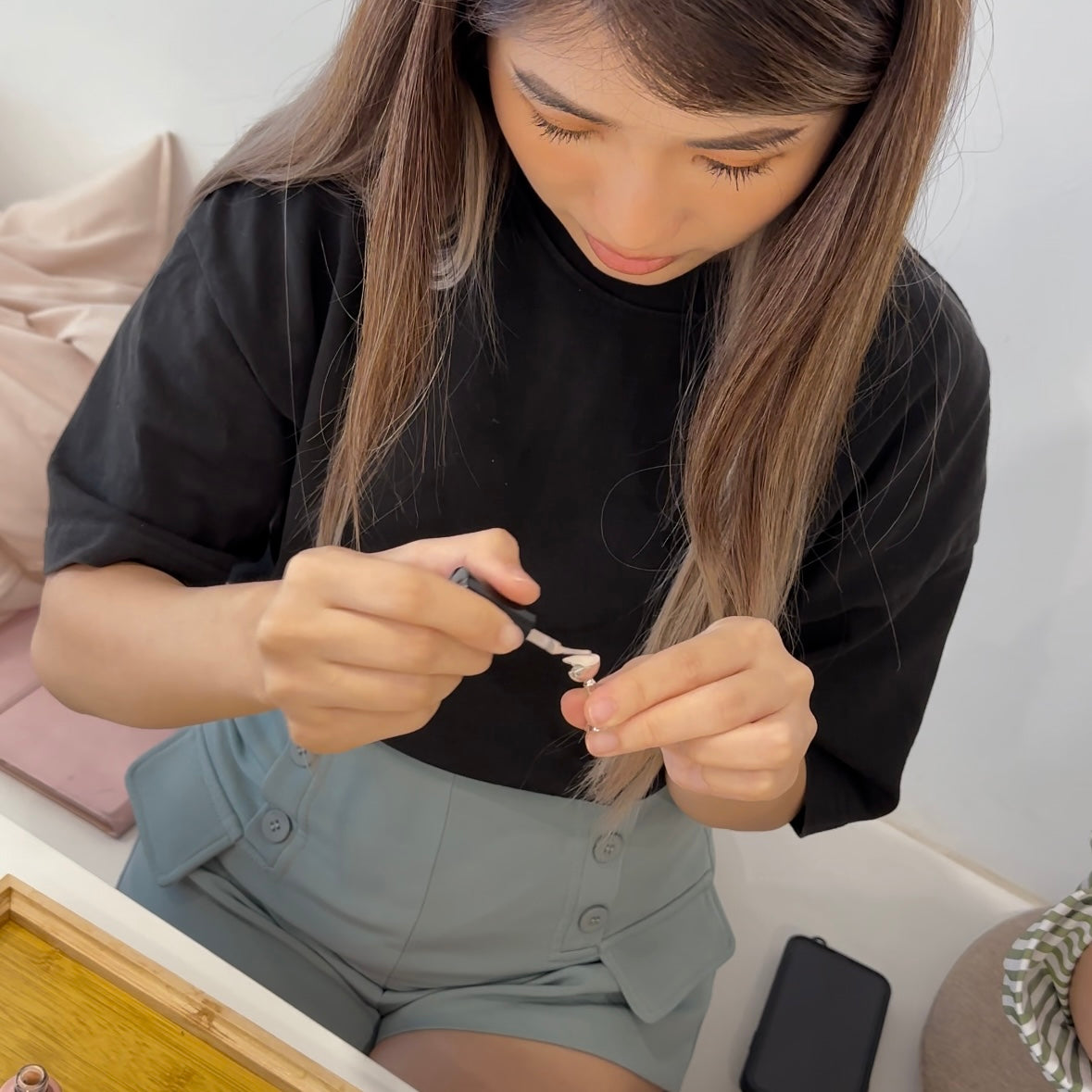 Press-on nail workshop Kuala Lumpur activity Kl workshop Workshop Malaysia workshop Kuala Lumpur workshop Cheers workshop DIY nail art Press on nail Hobby class Aurelia atelier Aurelia atelier cafe Coffee and workshop Cake and workshop Latte art Coffee lover malaysia jewellery Made in Korea  online gift shop
