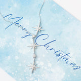 Silver Silvia Snowfall Necklace