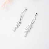 Silver Lily of the Valley Earrings