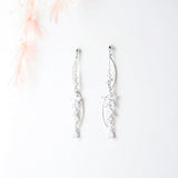 Silver Lily of the Valley Earrings