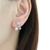 Rose Gold Ixia Earrings