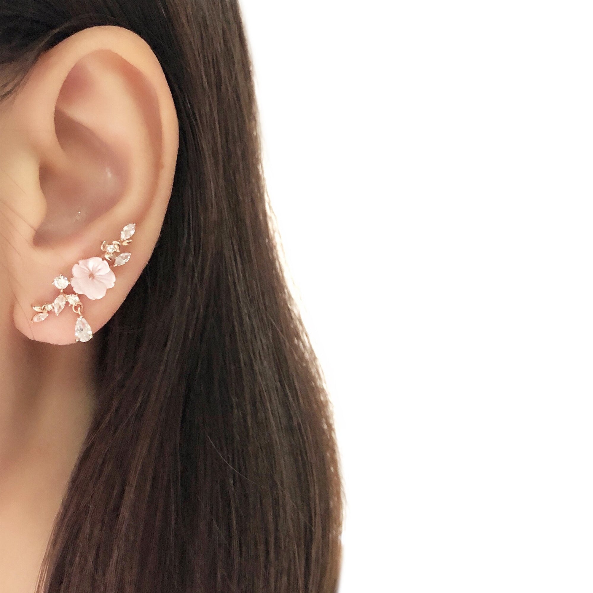 Made in Korea Earrings Korean Anting Cubic Zirconia Bride Bridal Dinner 925 Sterling Silver Fashion Costume Jewellery Online Malaysia Shopping Trendy No Piercing Special Perfect Gift From Heart For Your Loved One Accessory Gift for her Rose Gold Korea Made Earrings Korean Jewellery Jewelry Local Brand in Malaysia Cubic Zirconia Dainty Delicate Minimalist Jewellery Jewelry Bride Clip On Earrings Silver Christmas Gift Set Xmas Silver snowman wreath candy cane present gift for her gift ideas 2 way earrings