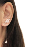 Made in Korea Earrings Korean Anting Cubic Zirconia Bride Bridal Dinner 925 Sterling Silver Fashion Costume Jewellery Online Malaysia Shopping Trendy No Piercing Special Perfect Gift From Heart For Your Loved One Accessory Gift for her Rose Gold Korea Made Earrings Korean Jewellery Jewelry Local Brand in Malaysia Cubic Zirconia Dainty Delicate Minimalist Jewellery Jewelry Bride Clip On Earrings Silver Christmas Gift Set Xmas Silver snowman wreath candy cane present gift for her gift ideas 2 way earrings