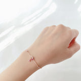 Rose Gold Saturn Bracelet