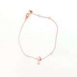 Rose Gold Saturn Bracelet