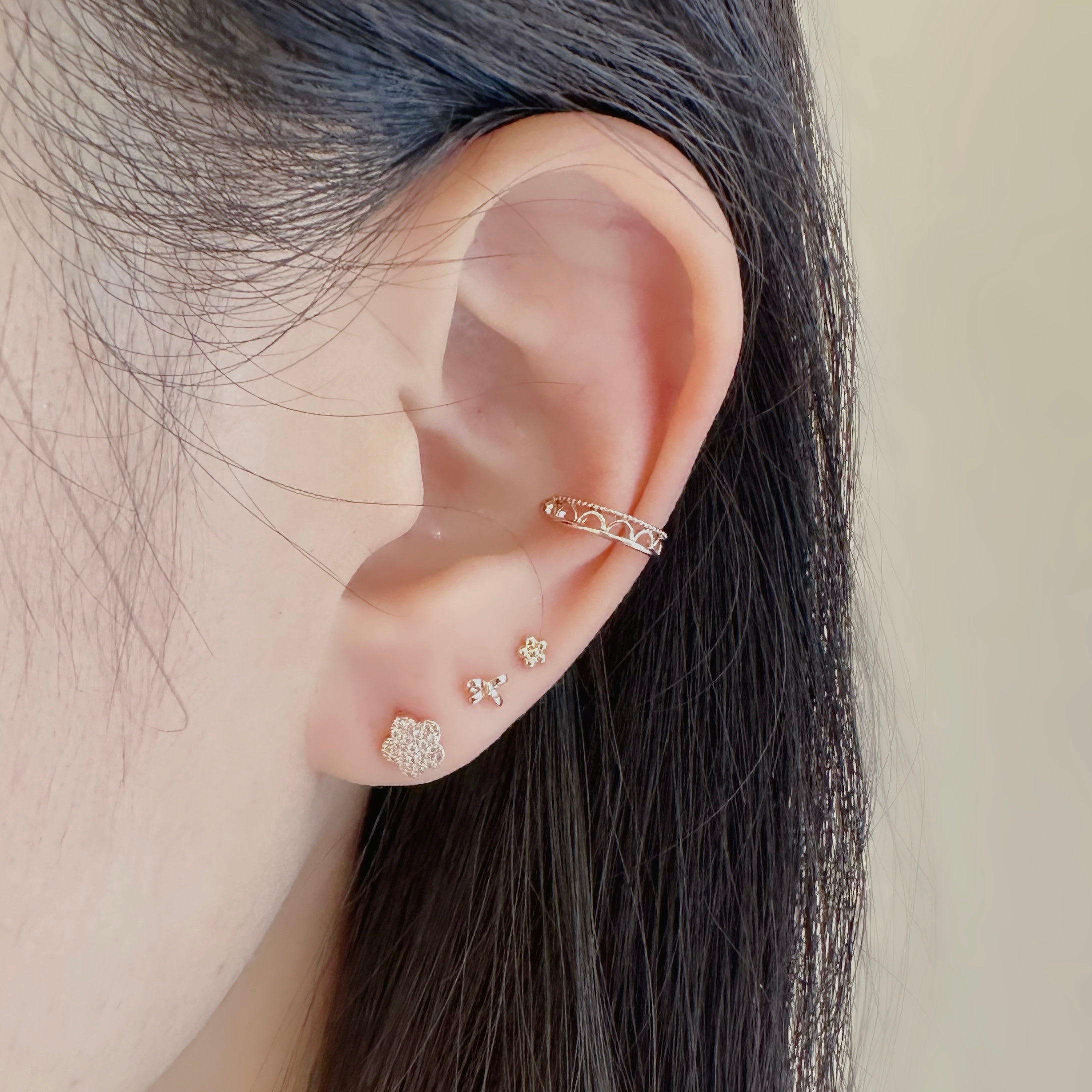 Mini Ribbon Earrings | Made in Korea | Dainty Jewellery – Aurelia Atelier