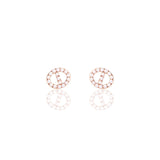 Rose Gold Pearly Dancre Earrings
