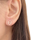 Rose Gold Pearly Dancre Earrings