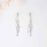Silver Lily of the Valley Earrings