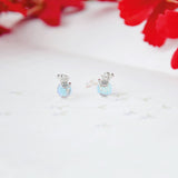 Silver Money Bag Earrings