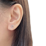 Silver Mini Chanelle Earrings