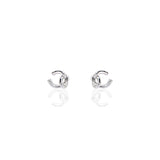 Silver Mini Chanelle Earrings