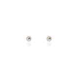 Silver Tiny Dot Earrings