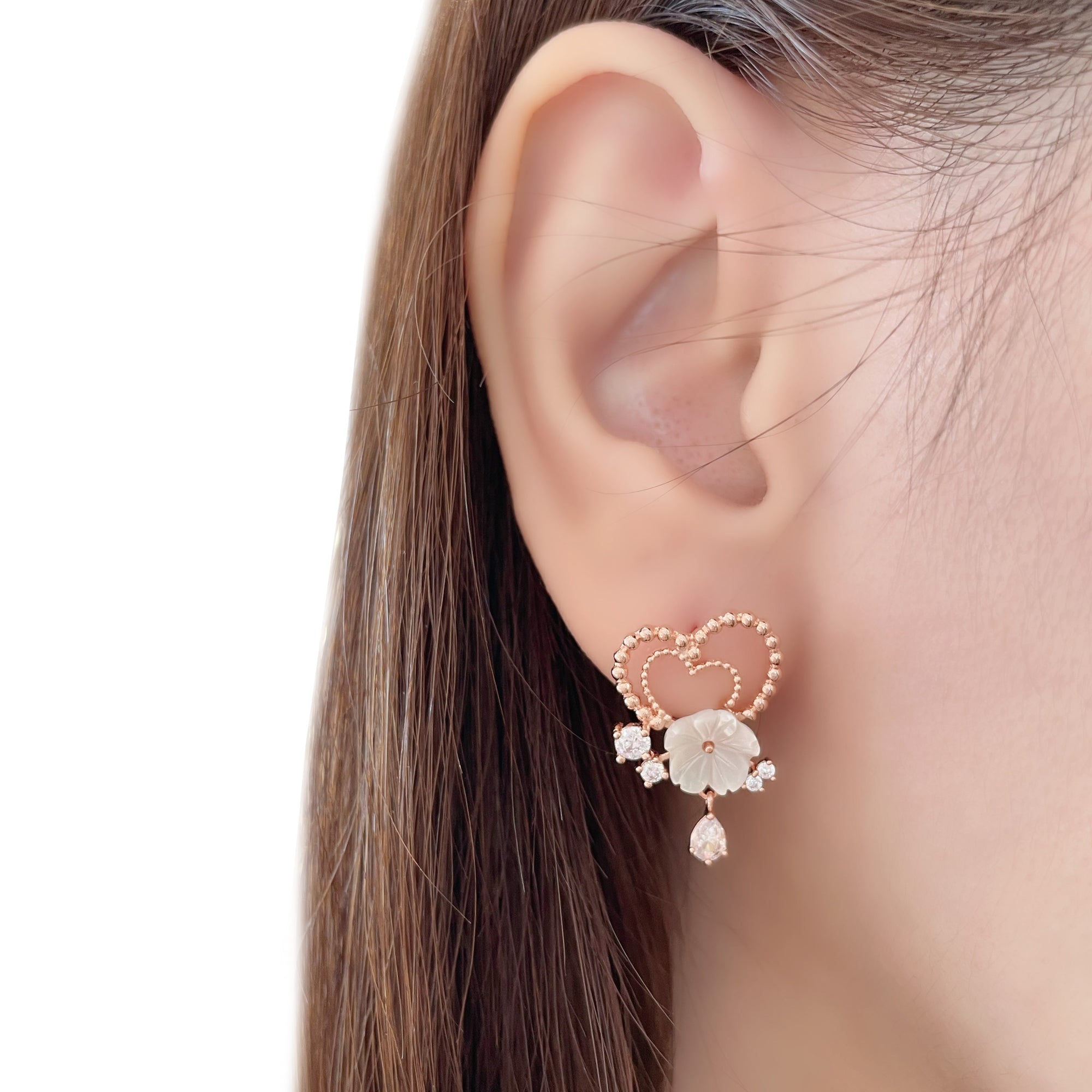 Made in Korea Earrings Korean Anting Cubic Zirconia Bride Bridal Dinner 925 Sterling Silver Fashion Costume Jewellery Online Malaysia Shopping Trendy No Piercing Special Perfect Gift From Heart For Your Loved One Accessory Gift for her Rose Gold Korea Made Earrings Korean Jewellery Jewelry Local Brand in Malaysia Cubic Zirconia Dainty Delicate Minimalist Jewellery Jewelry Bride Clip On Earrings Silver Christmas Gift Set Xmas Silver snowman wreath candy cane present gift for her gift ideas 2 way earrings