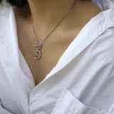 Silver Afterglow Necklace