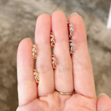 Croissant Huggie Hoop Earrings