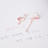 Rose Gold Korea Made Earrings Local Brand in Malaysia Cubic Zirconia Dainty Delicate Minimalist Jewellery Jewelry Bridal Bride Clip On Earrings 925 Sterling Silver