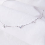 Made in Korea Necklace Korean Rantai Leher Cubic Zirconia Bride Bridal Dinner Rhodium Plated Accessory Fashion Fancy Stylish Jewellery Online Malaysia Shopping Trendy Accessories Daily Wear Jewelry Dainty Minimalist Delicate Special Perfect Gift From Heart For Your Loved One