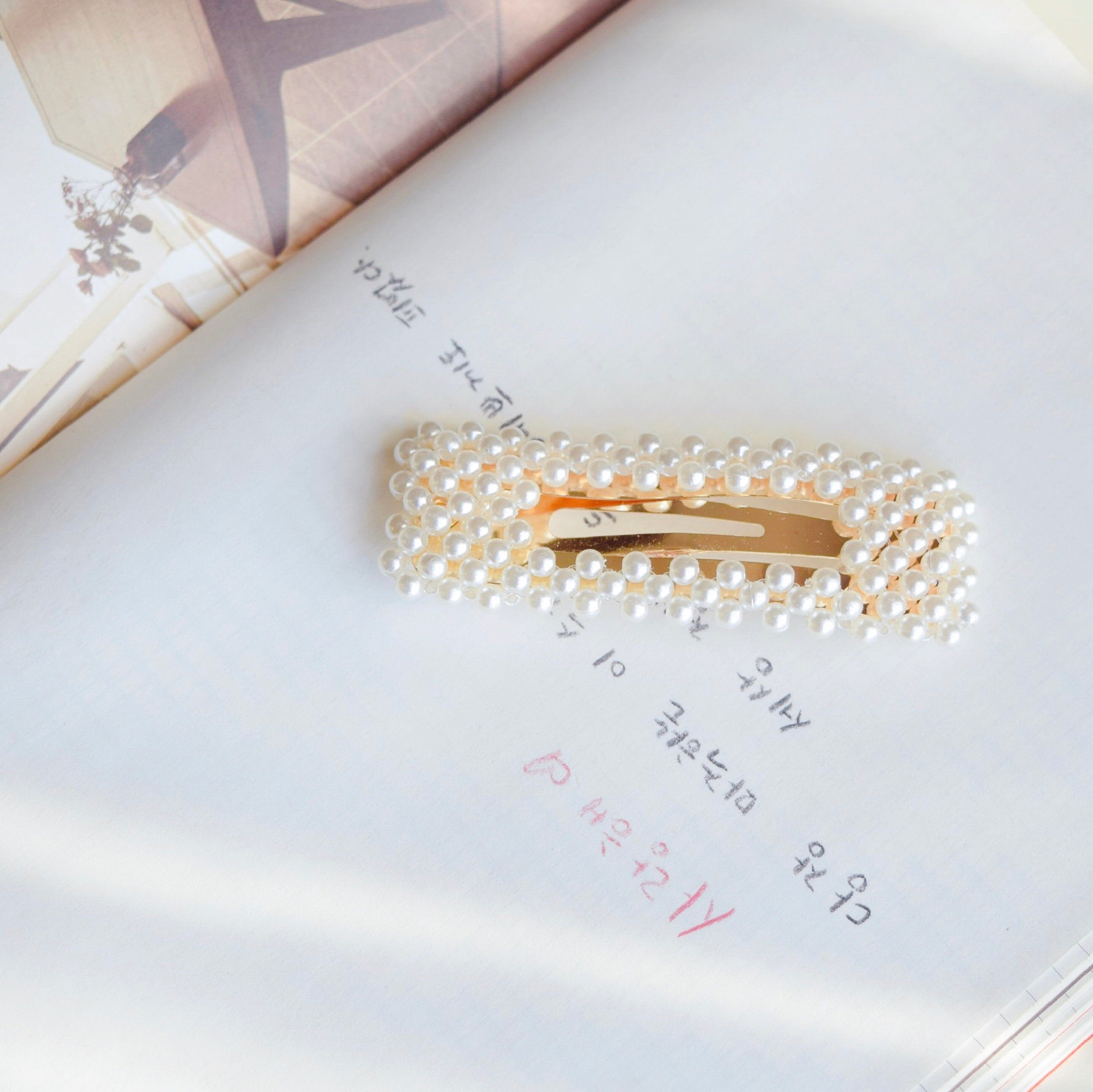 Hair Pin Hairclip Hair Clip Hair Barrette Local Brand in Malaysia Pearl Hair Clip