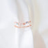 Rose Gold Ring Korea Made Rings Cubic Zirconia Stone 925 Silver Daily Wear Cincin Adjustable Gift For Her Surprise Jewellery Jewelry Malaysia Accessory